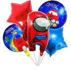5PCS Among Us Foil Balloon Pack