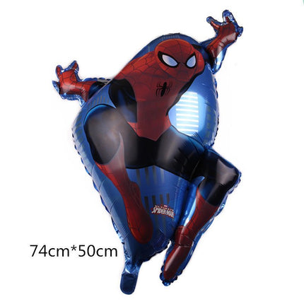 Spiderman Birthday Balloon Set with Happy Birthday With Banner - Go2buy Australia