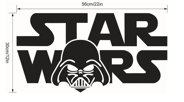 Star Wars Darth Vader Wall Sticker Bedroom Decal - Go2buy Australia