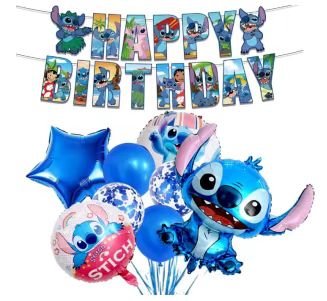 Stitch & Lilo Birthday Balloon Kit for Kids' Party Decor - Go2buy Australia