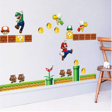 Super Mario Brothers Wall Decals for Kids' Room Decor DIY - Go2buy Australia