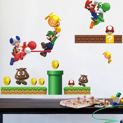 Super Mario Brothers Wall Decals for Kids' Room Decor DIY - Go2buy Australia