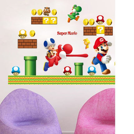 Super Mario Removable Wall Decals for Kids' Room Decor DIY - Go2buy Australia