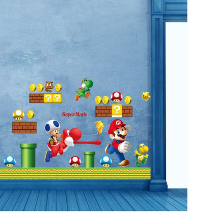 Super Mario Removable Wall Decals for Kids' Room Decor DIY - Go2buy Australia