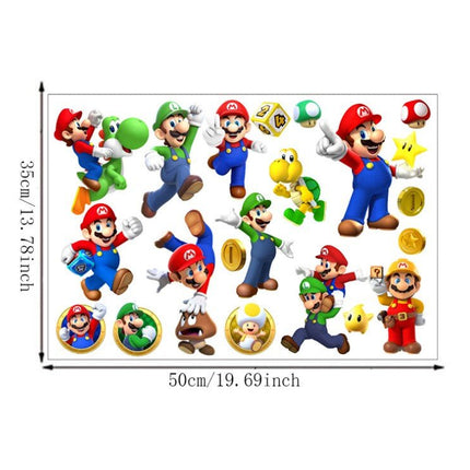 Super Mario Removable Wall Stickers for Kids Room DIY - Go2buy Australia