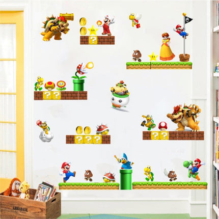 Super Mario Removable Wall Stickers for Kids Room DIY - Go2buy Australia