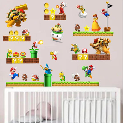 Super Mario Removable Wall Stickers for Kids Room DIY - Go2buy Australia