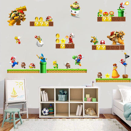 Super Mario Removable Wall Stickers for Kids Room DIY - Go2buy Australia