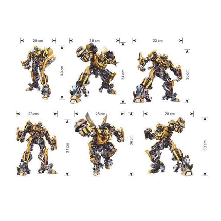 Transformers Bumblebee Wall Stickers – Robot Decal Set - Go2buy Australia