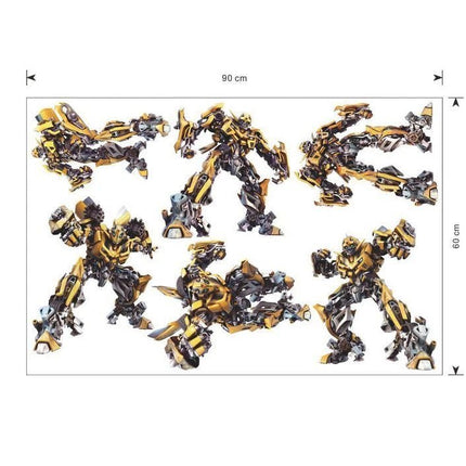 Transformers Bumblebee Wall Stickers – Robot Decal Set - Go2buy Australia