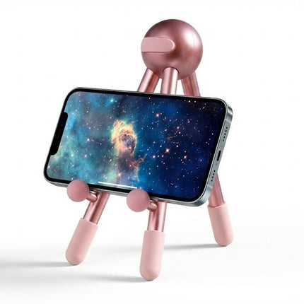 Remax RM-C58 Aliens Series Adjustable Phone & Tablet Stand (4-12.9") - Pink