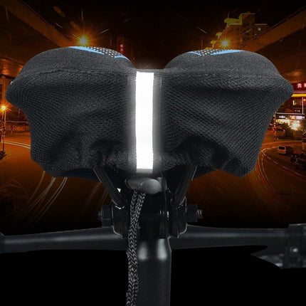 Upgrade Silicone Gel Cycling Seat Cushion Bike Saddle Pad Memory Foam Soft Cover - Go2buy Australia