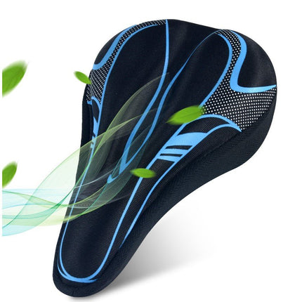 Upgrade Silicone Gel Cycling Seat Cushion Bike Saddle Pad Memory Foam Soft Cover - Go2buy Australia