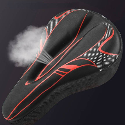 Upgrade Silicone Gel Cycling Seat Cushion Bike Saddle Pad Memory Foam Soft Cover - Go2buy Australia