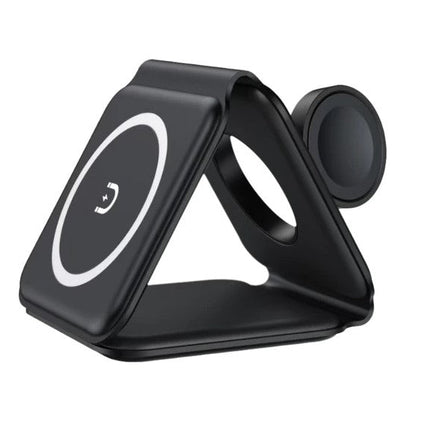 WALKNTALK 3 in 1 Wireless Charging Station Travel Charger iPhone AirPods iWatch - Go2buy Australia