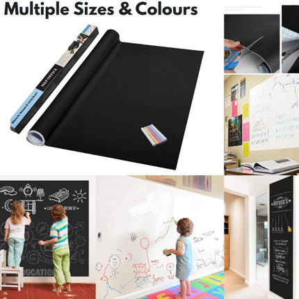 Wall Decal Portable Blackboard Whiteboard Sticker Removable Large Chalkboard - Go2buy Australia