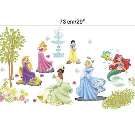 Wall Sticker Disney Princess Girl Removable Kids Girl Room Decal - Go2buy Australia
