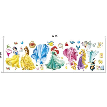 Wall Sticker Disney Princess Girl Removable Kids Girl Room Decal - Go2buy Australia