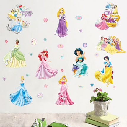 Wall Sticker Disney Princess Girl Removable Kids Girl Room Decal - Go2buy Australia