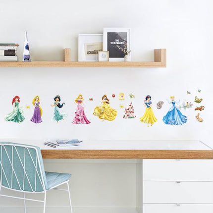 Wall Sticker Disney Princess Girl Removable Kids Girl Room Decal - Go2buy Australia