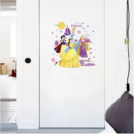 Wall Sticker Disney Princess Girl Removable Kids Girl Room Decal - Go2buy Australia