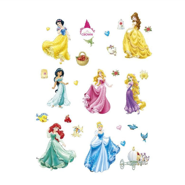 Wall Sticker Disney Princess Girl Removable Kids Girl Room Decal - Go2buy Australia