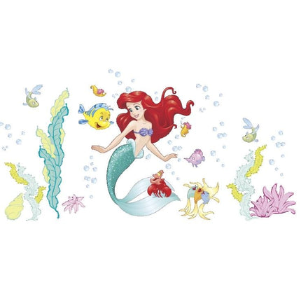Wall Sticker Disney Princess Girl Removable Little Mermaid Kids Girl Room Decal - Go2buy Australia