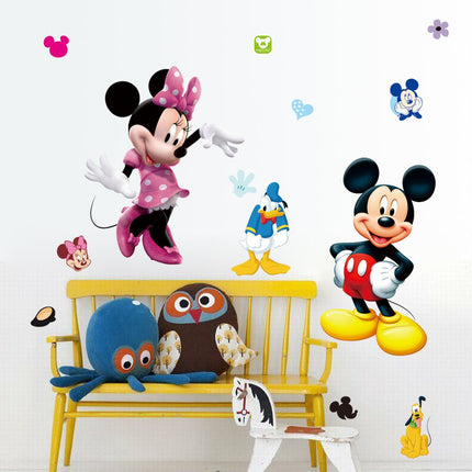 Wall Sticker Removable Mickey Mouse Kids Nursery Decal Picture Art Bedroom - Go2buy Australia