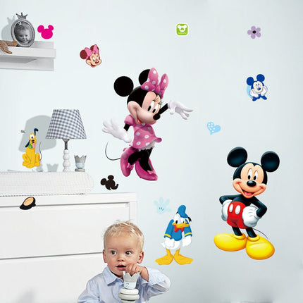 Wall Sticker Removable Mickey Mouse Kids Nursery Decal Picture Art Bedroom - Go2buy Australia