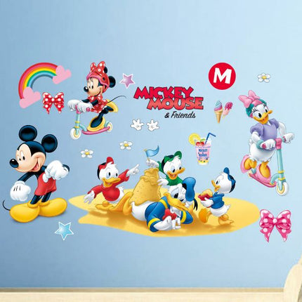 Wall Stickers Removable Mickey Mouse Kids Nursery Decal Picture Art Bedroom - Go2buy Australia