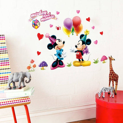 Wall Stickers Removable Mickey Mouse Kids Nursery Decal Picture Art Bedroom - Go2buy Australia