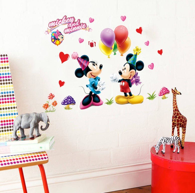 Wall Stickers Removable Mickey Mouse Kids Nursery Decal Picture Art Bedroom - Go2buy Australia