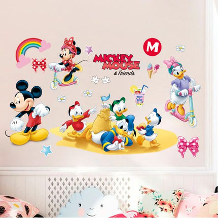 Wall Stickers Removable Mickey Mouse Kids Nursery Decal Picture Art Bedroom - Go2buy Australia