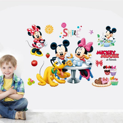 Wall Stickers Removable Mickey Mouse Kids Nursery Decal Picture Art Bedroom - Go2buy Australia