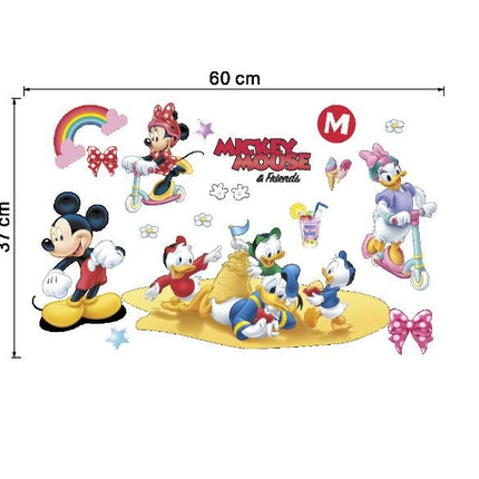 Wall Stickers Removable Mickey Mouse Kids Nursery Decal Picture Art Bedroom - Go2buy Australia