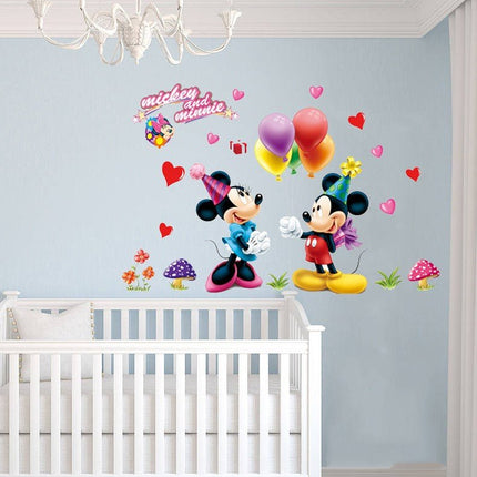 Wall Stickers Removable Mickey Mouse Kids Nursery Decal Picture Art Bedroom - Go2buy Australia