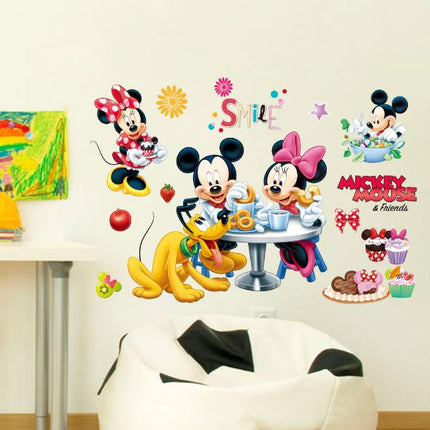 Wall Stickers Removable Mickey Mouse Kids Nursery Decal Picture Art Bedroom - Go2buy Australia