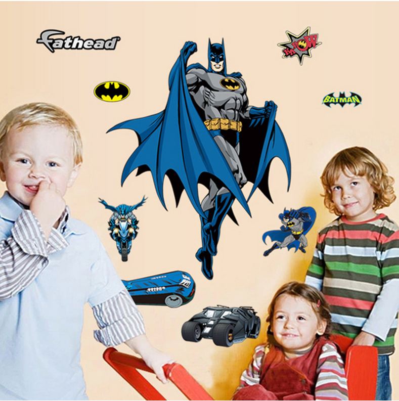 Wall Stickers Removable The Avengers Batman Kid Boy Room - Go2buy Australia