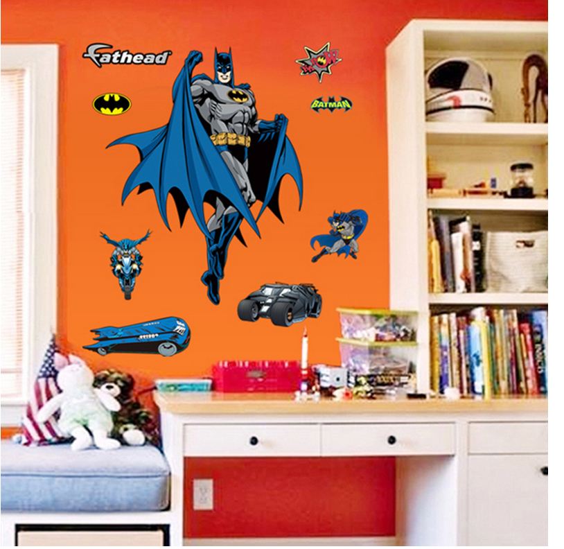 Wall Stickers Removable The Avengers Batman Kid Boy Room - Go2buy Australia