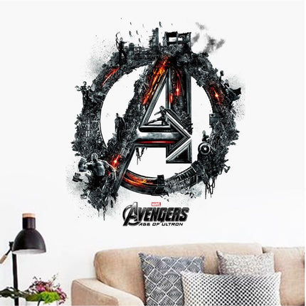 Wall Stickers Removable The Avengers Superhero BIg A Kid Boy Room Decal - Go2buy Australia