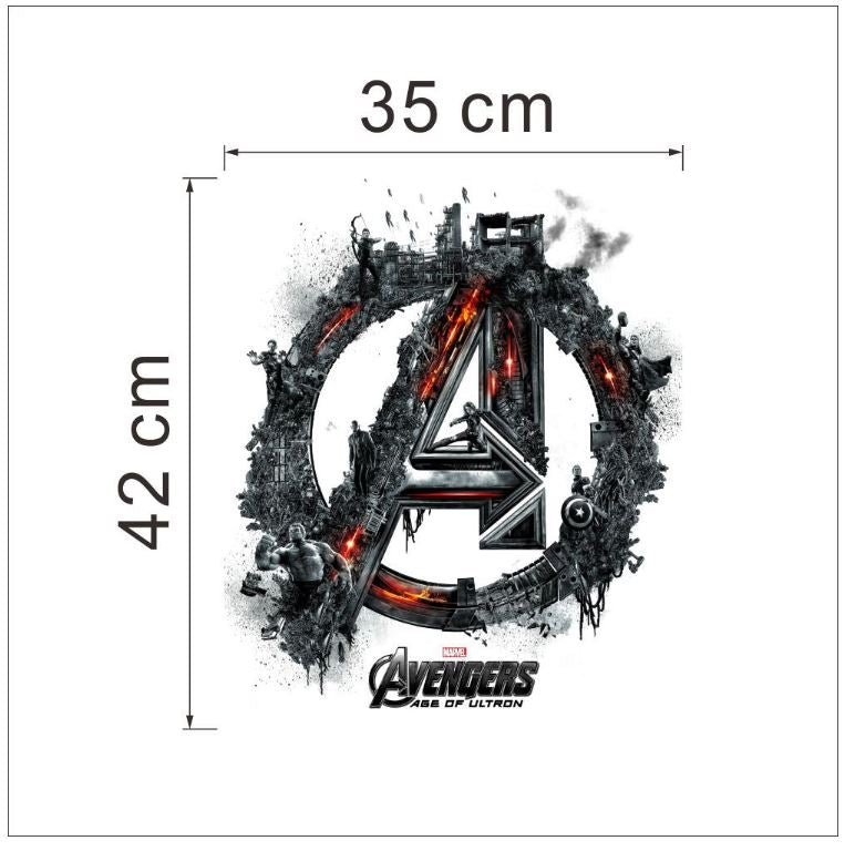 Wall Stickers Removable The Avengers Superhero BIg A Kid Boy Room Decal - Go2buy Australia