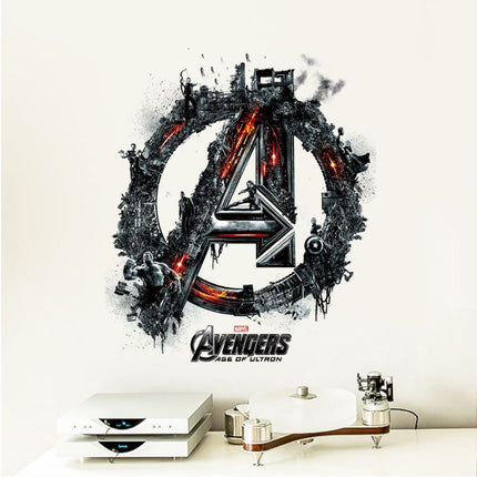 Wall Stickers Removable The Avengers Superhero BIg A Kid Boy Room Decal - Go2buy Australia