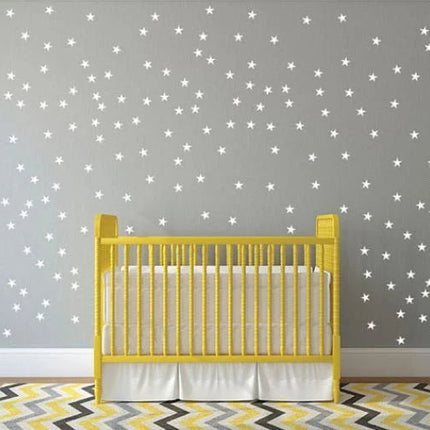White Star Wall Stickers 30pcs – Removable Kids Room Star Decals - Go2buy Australia