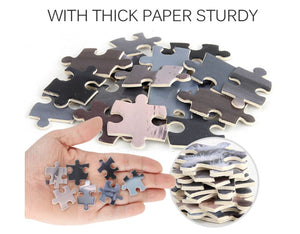 1000Pcs Thick Papers Jigsaw Puzzles Fun Game Challenge Gift For Adults Teens Kids (Cat and Tiger) - Go2buy Australia