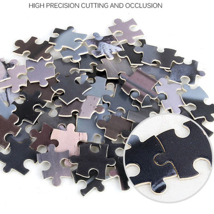 1000Pcs Thick Papers Jigsaw Puzzles Fun Game Challenge Gift For Adults Teens Kids (Cat and Tiger) - Go2buy Australia
