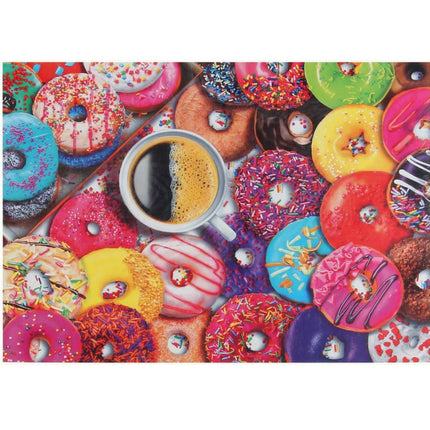 1000Pcs Thick Papers Jigsaw Puzzles Fun Game Challenge Gift For Adults Teens Kids (Colorful Donut) - Go2buy Australia