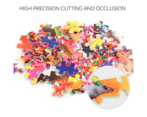 1000Pcs Thick Papers Jigsaw Puzzles Fun Game Challenge Gift For Adults Teens Kids (Colorful Donut) - Go2buy Australia