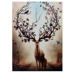 1000Pcs Thick Papers Jigsaw Puzzles Fun Game Challenge Gift For Adults Teens Kids (Deer) - Go2buy Australia