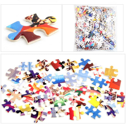 1000Pcs Thick Papers Jigsaw Puzzles Fun Game Challenge Gift For Adults Teens Kids (Hot Air Balloon - A) - Go2buy Australia