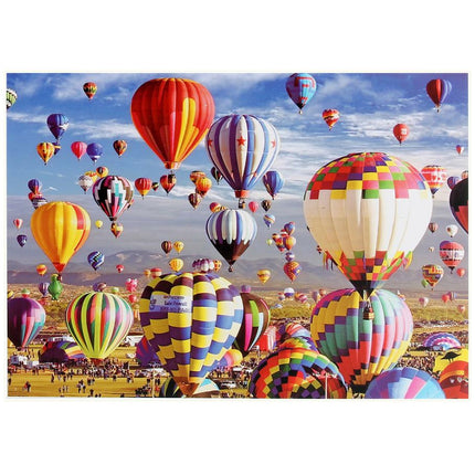 1000Pcs Thick Papers Jigsaw Puzzles Fun Game Challenge Gift For Adults Teens Kids (Hot Air Balloon - A) - Go2buy Australia